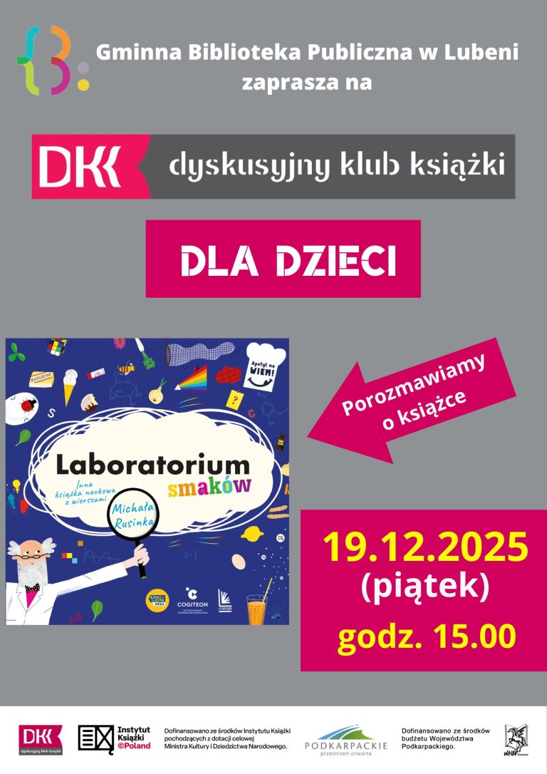 Dyskusyjny Klub Książki dla dzieci