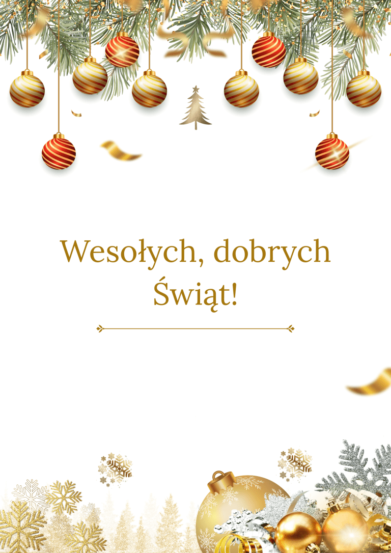 Wesołych, dobrych Świąt!